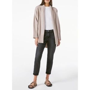 FRAME // Le Garçon Skinny Straight Mid Rise Pembroke Black Gray Stretch …